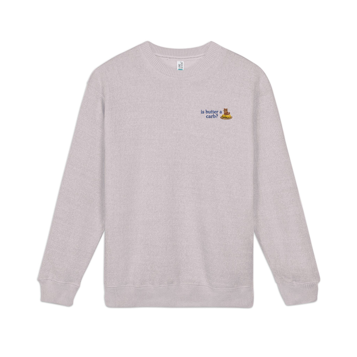 Butter On Butter Crewneck — Embroidered