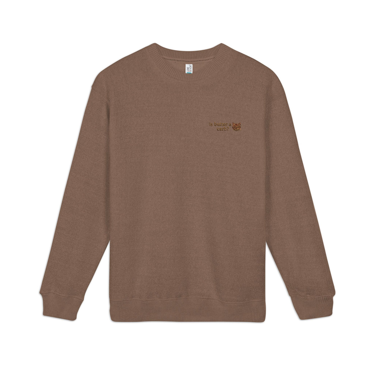Is Butter A Carb? Crewneck — Embroidered
