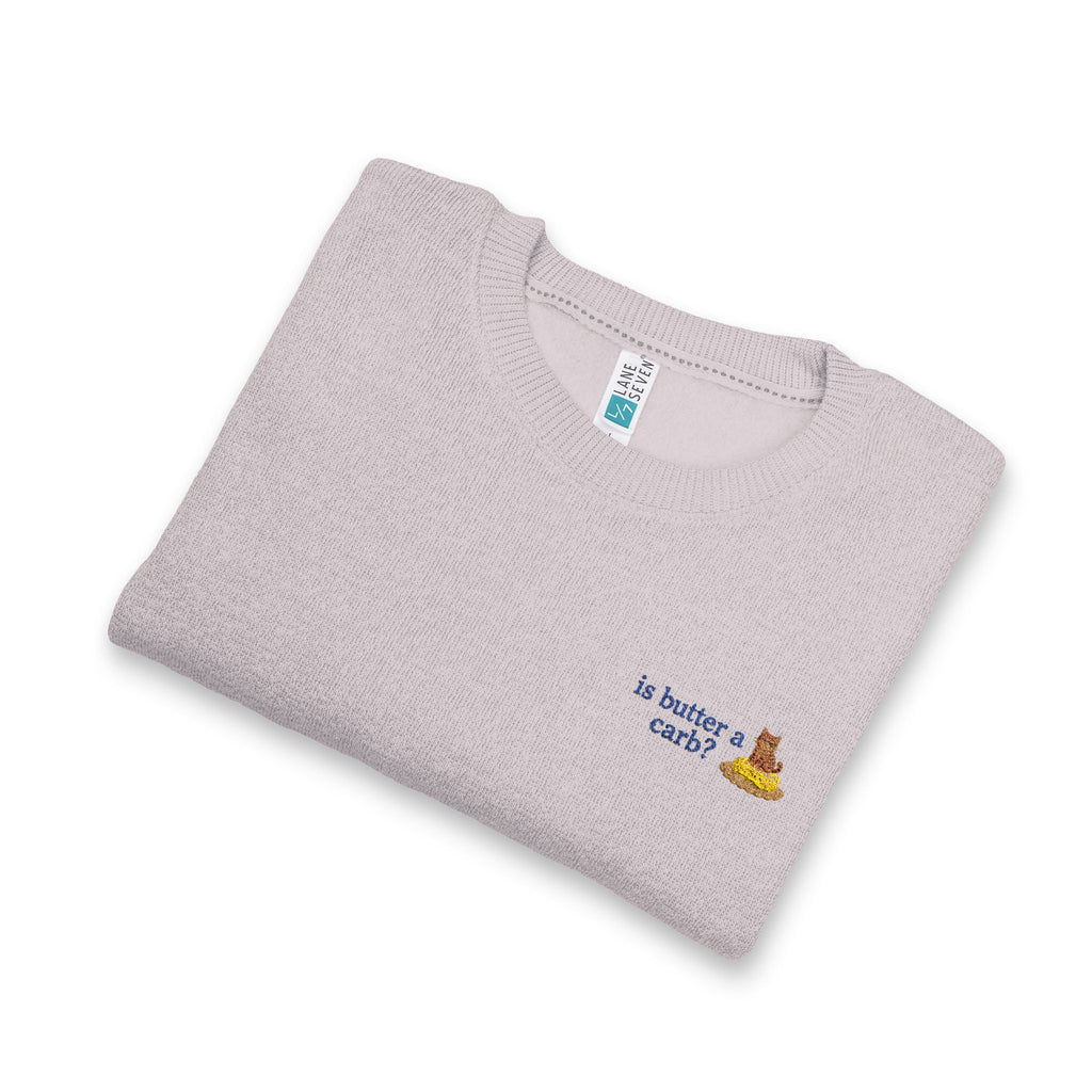 Butter On Butter Crewneck — Embroidered